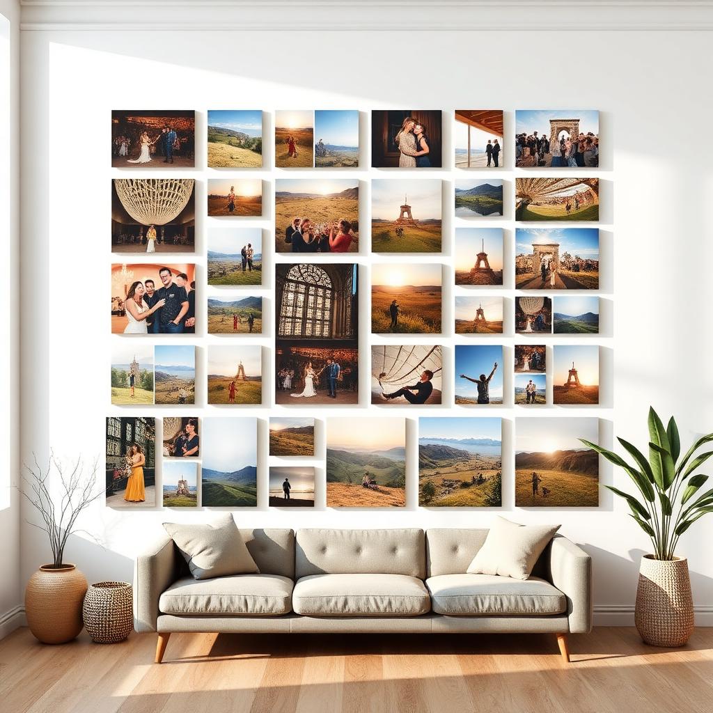 17 Piece Best Value Deal arranged as a gallery wall in a styled room