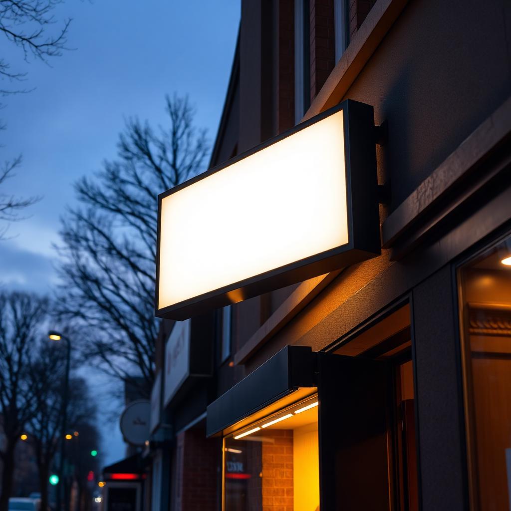 Outdoor LED Lightbox Signs — outdoor-led-lightbox product mockup